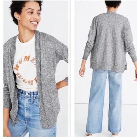MADEWELL Space Dyed Open Cardigan - Picture 2 of 11